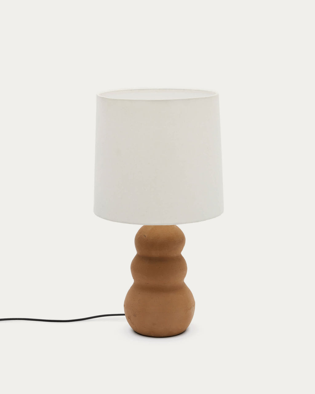 Japandi Tischlampe Madsen – Keramik, Terrakotta – Produktansicht