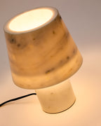 Japandi Tischlampe Alaro – Marmor, Weiß – weitere Ansicht