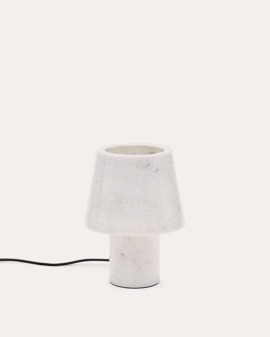 Japandi Tischlampe Alaro – Marmor, Weiß – Produktansicht