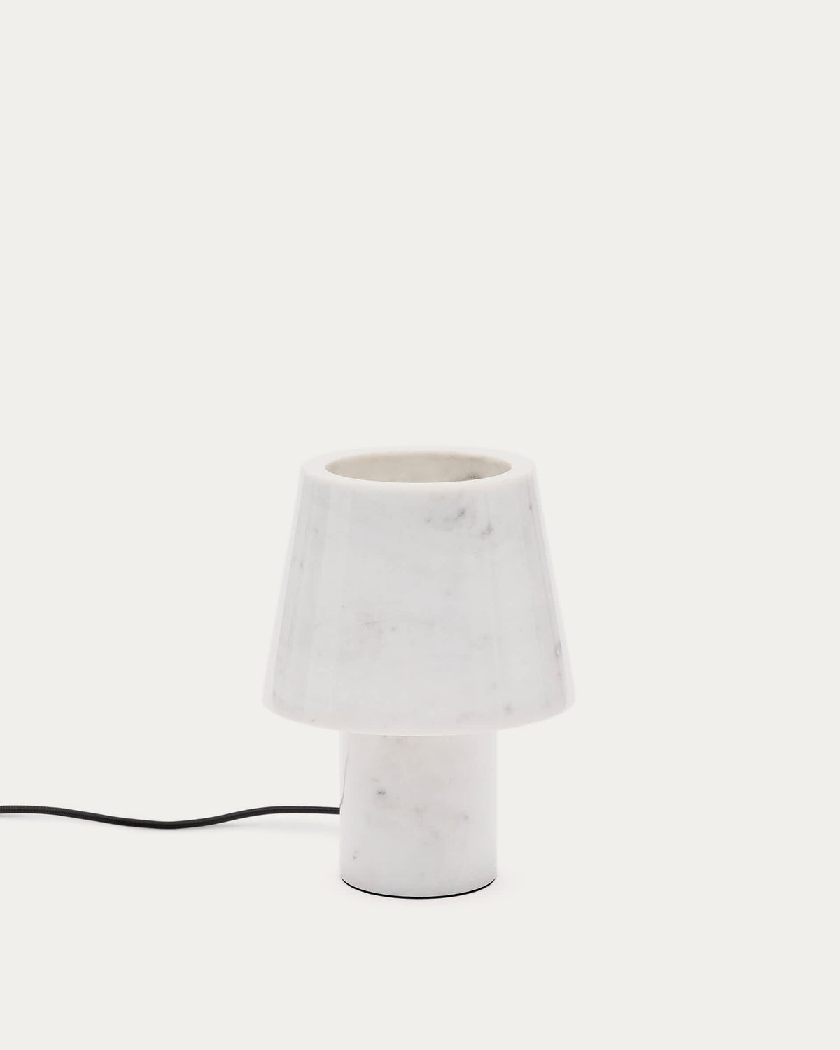 Japandi Tischlampe Alaro – Marmor, Weiß – Produktansicht