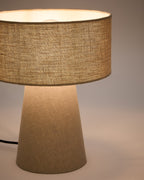Japandi Tischlampe Algaida – Metall, Grau – weitere Ansicht