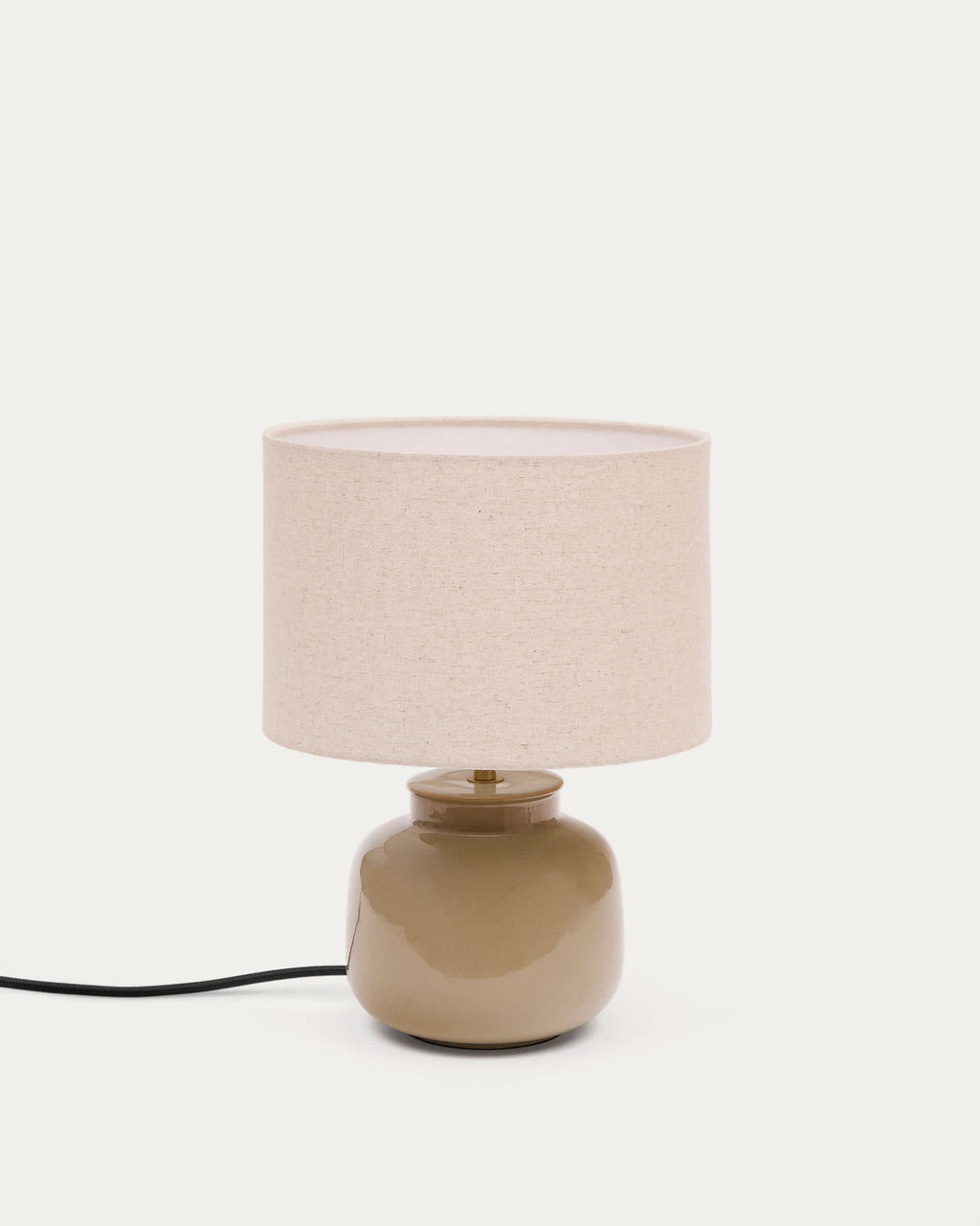 Japandi Tischlampe Tay – Keramik, Grün – Produktansicht