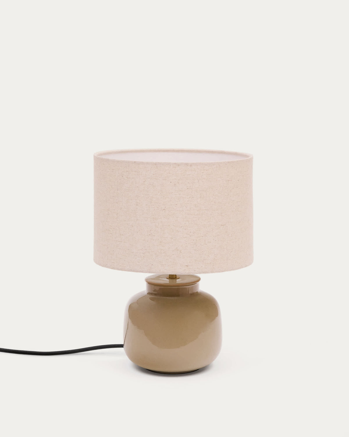 Japandi Tischlampe Tay – Keramik, Grün – Produktansicht