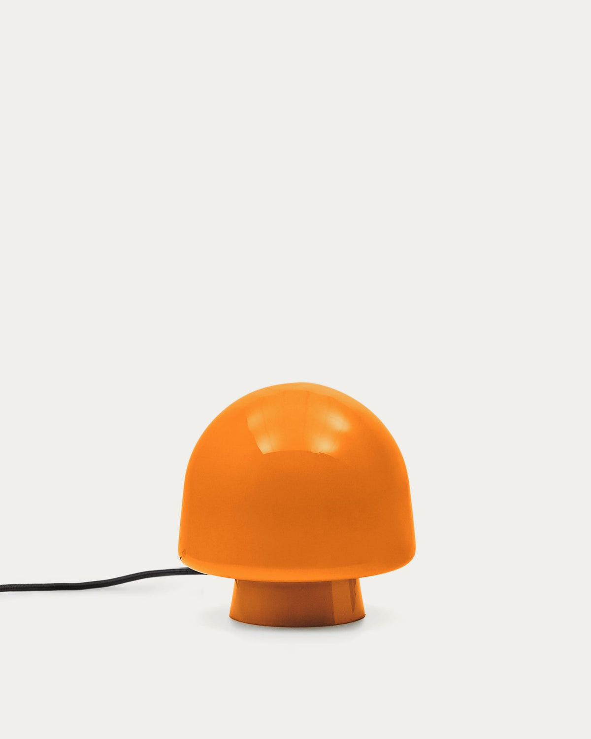 Japandi Tischlampe Reig – Glas, Orange – Produktansicht