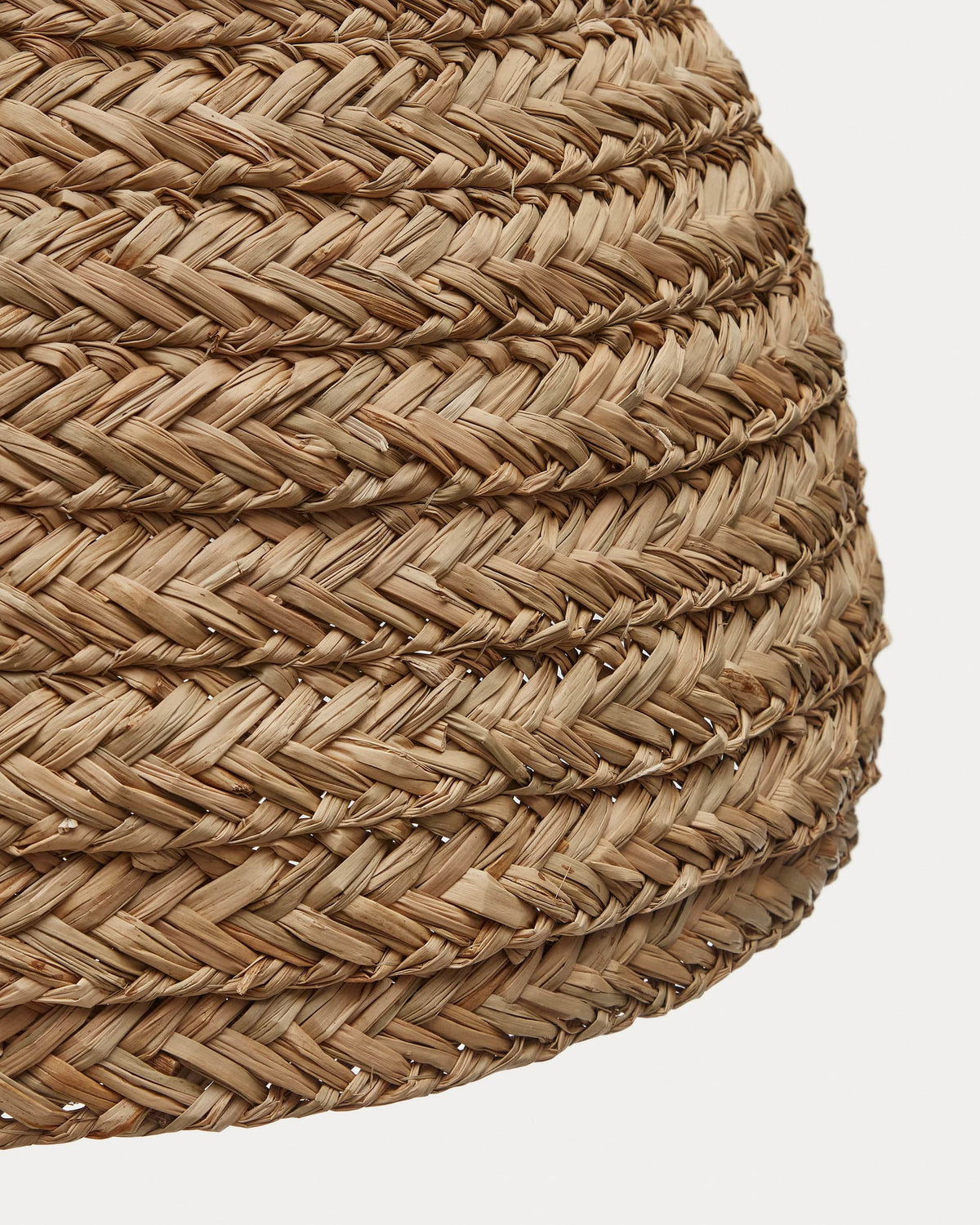 Japandi Lampenschirm Fonteta – Rattan, Braun, Ø 60 cm – weitere Ansicht