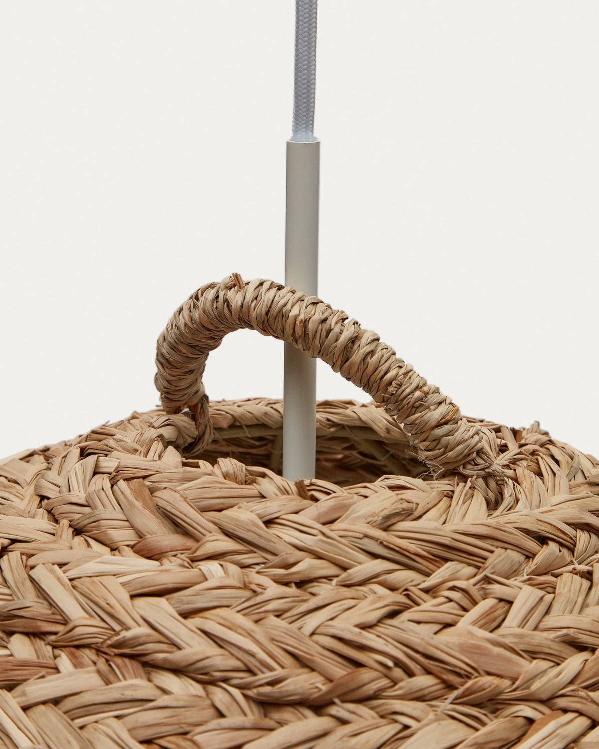 Japandi Lampenschirm Fonteta – Rattan, Braun, Ø 60 cm – weitere Ansicht