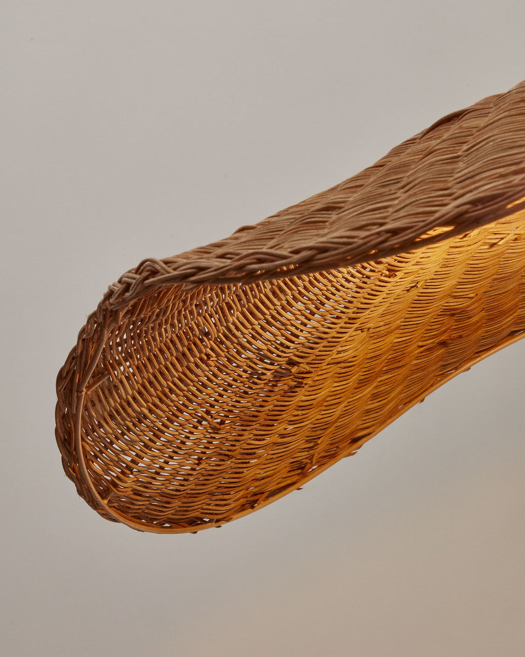 Japandi Lampenschirm Bisbal – Rattan, Natur, Ø 80 cm – weitere Ansicht