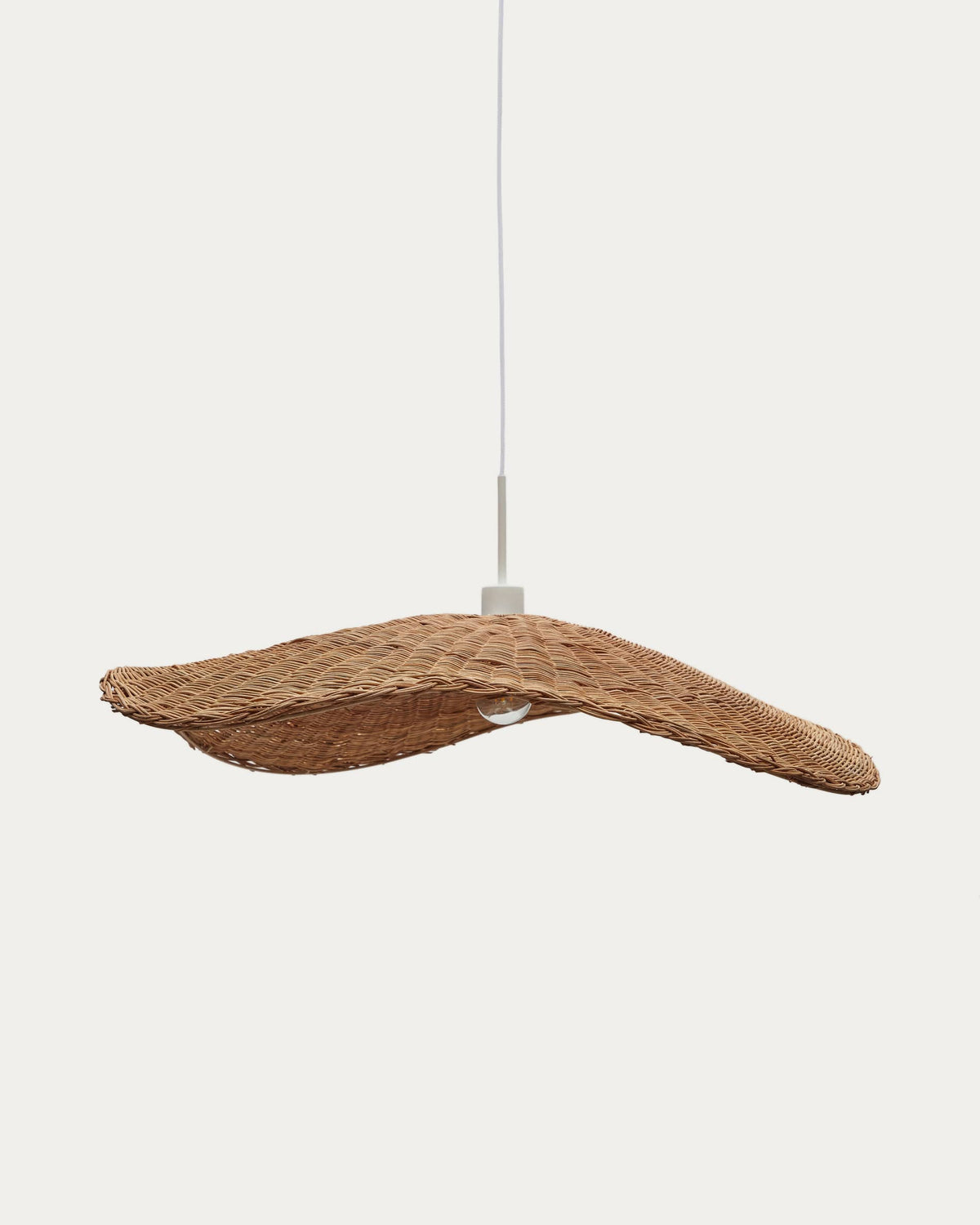 Japandi Lampenschirm Bisbal – Rattan, Natur, Ø 80 cm – Produktansicht