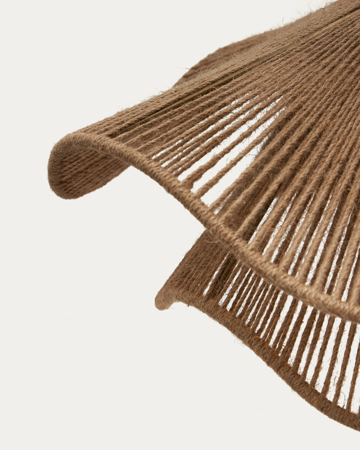 Japandi Lampenschirm Pontos – Jute, Natur, Ø 50 cm – weitere Ansicht
