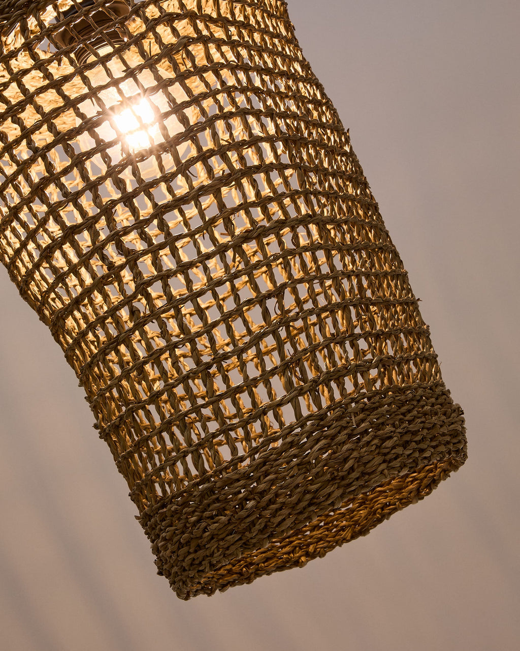 Japandi Lampenschirm Laiar – Rattan, Natur, Ø 27 cm – weitere Ansicht