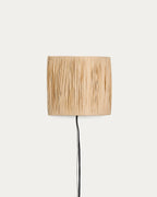 Japandi Wandleuchte Pulmi – Rattan, Braun – Produktansicht