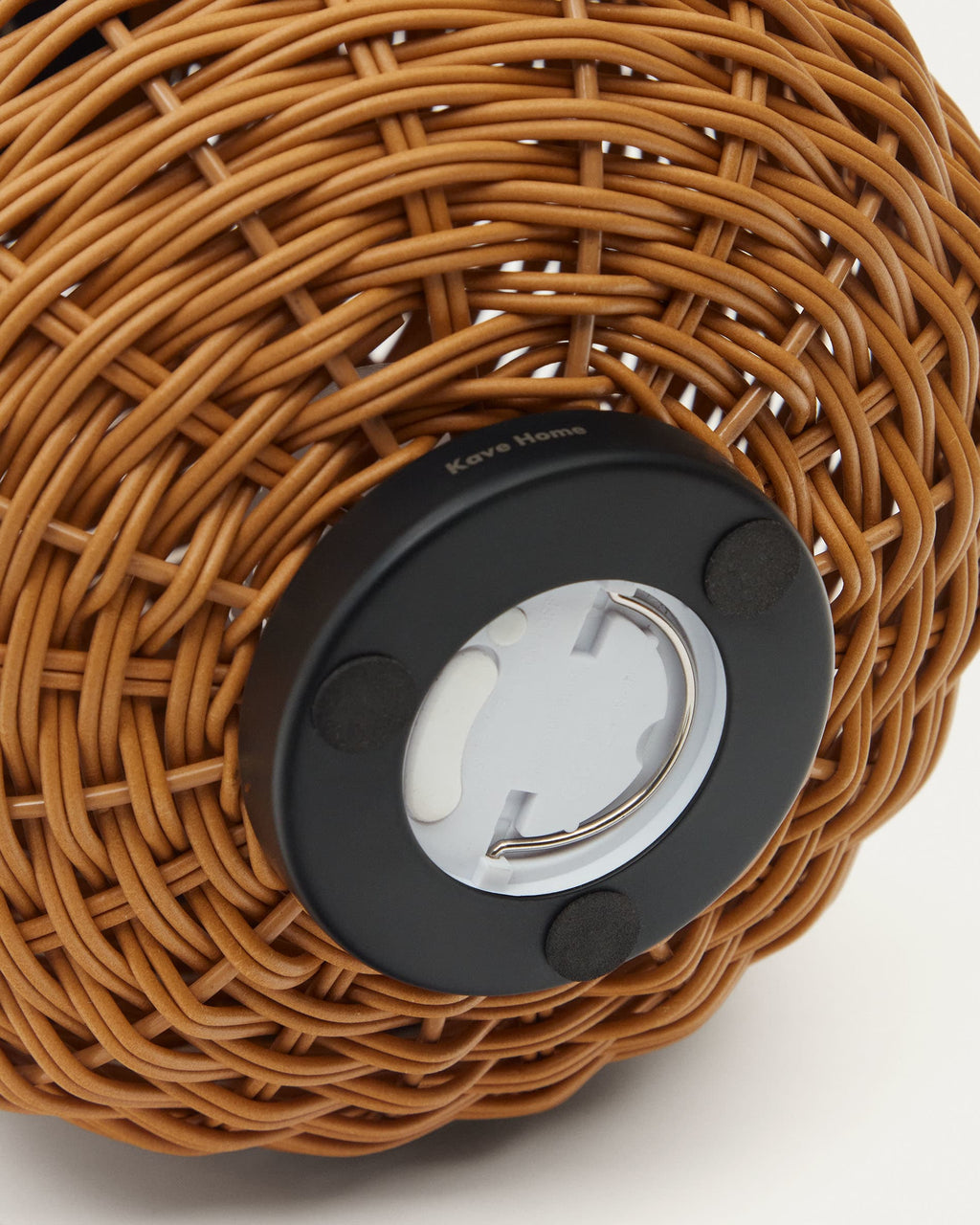 Japandi Tischlampe Saranella – Kunstrattan, Braun – weitere Ansicht
