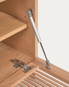 Japandi TV-Möbel Beyla – Eichenfurnier, Braun, 180 × 49,5 cm – weitere Ansicht