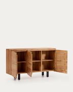 Japandi Sideboard Uxue – Akazie, Beige, 150 × 88 cm – weitere Ansicht