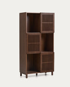 Japandi Regal Beyla – Holzwerkstoff, Nussbaum, 84,5 × 170 cm – Produktansicht