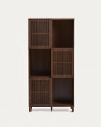 Japandi Regal Beyla – Holzwerkstoff, Nussbaum, 84,5 × 170 cm – weitere Ansicht