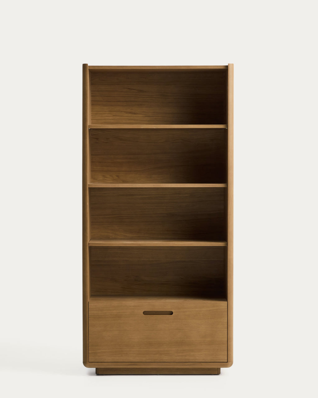 Japandi Regal Arelida – Eiche, Hellbraun, 90 × 185 cm – Produktansicht