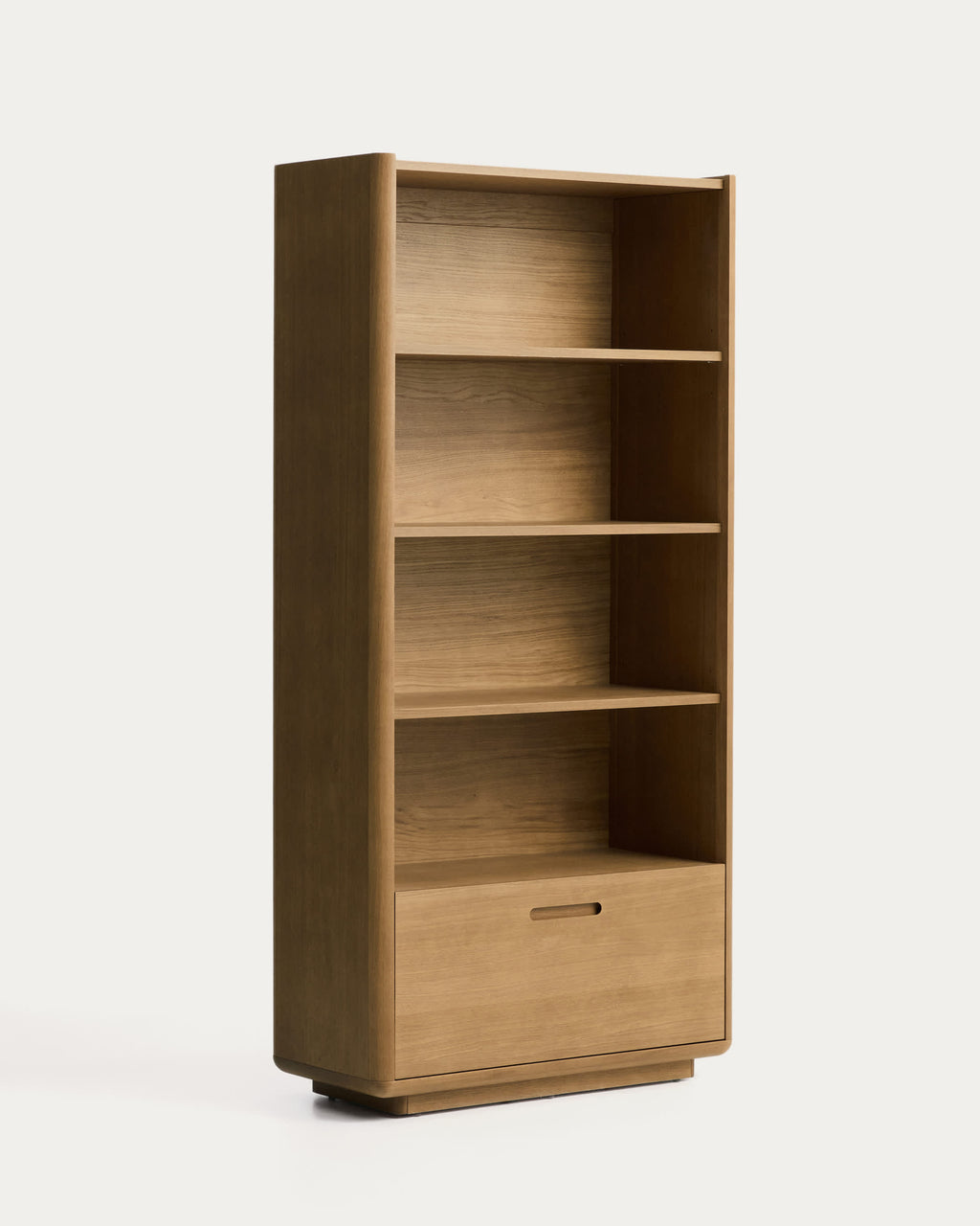 Japandi Regal Arelida – Eiche, Hellbraun, 90 × 185 cm – weitere Ansicht