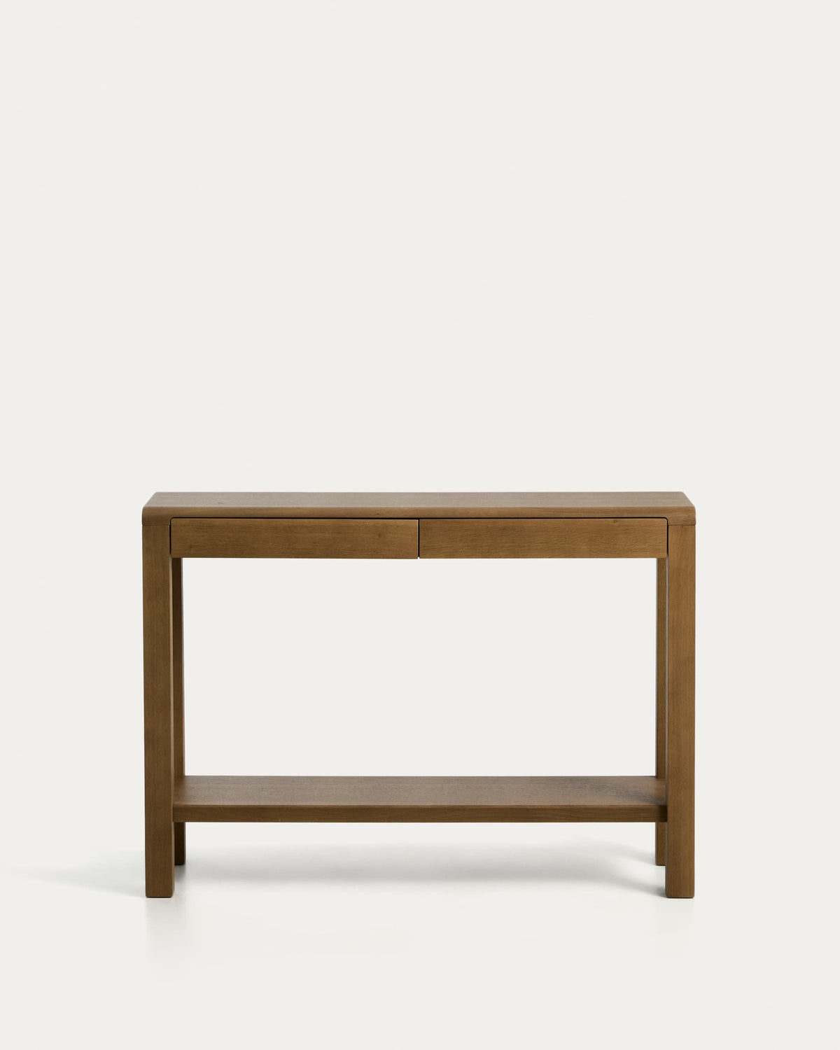 Japandi Konsolentisch Arelida – Eiche, Hellbraun, 112 × 80 cm – Produktansicht