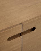 Japandi TV-Möbel Arelida – Eiche, Hellbraun, 200 × 44 cm – weitere Ansicht