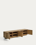 Japandi TV-Möbel Arelida – Eiche, Hellbraun, 200 × 44 cm – weitere Ansicht