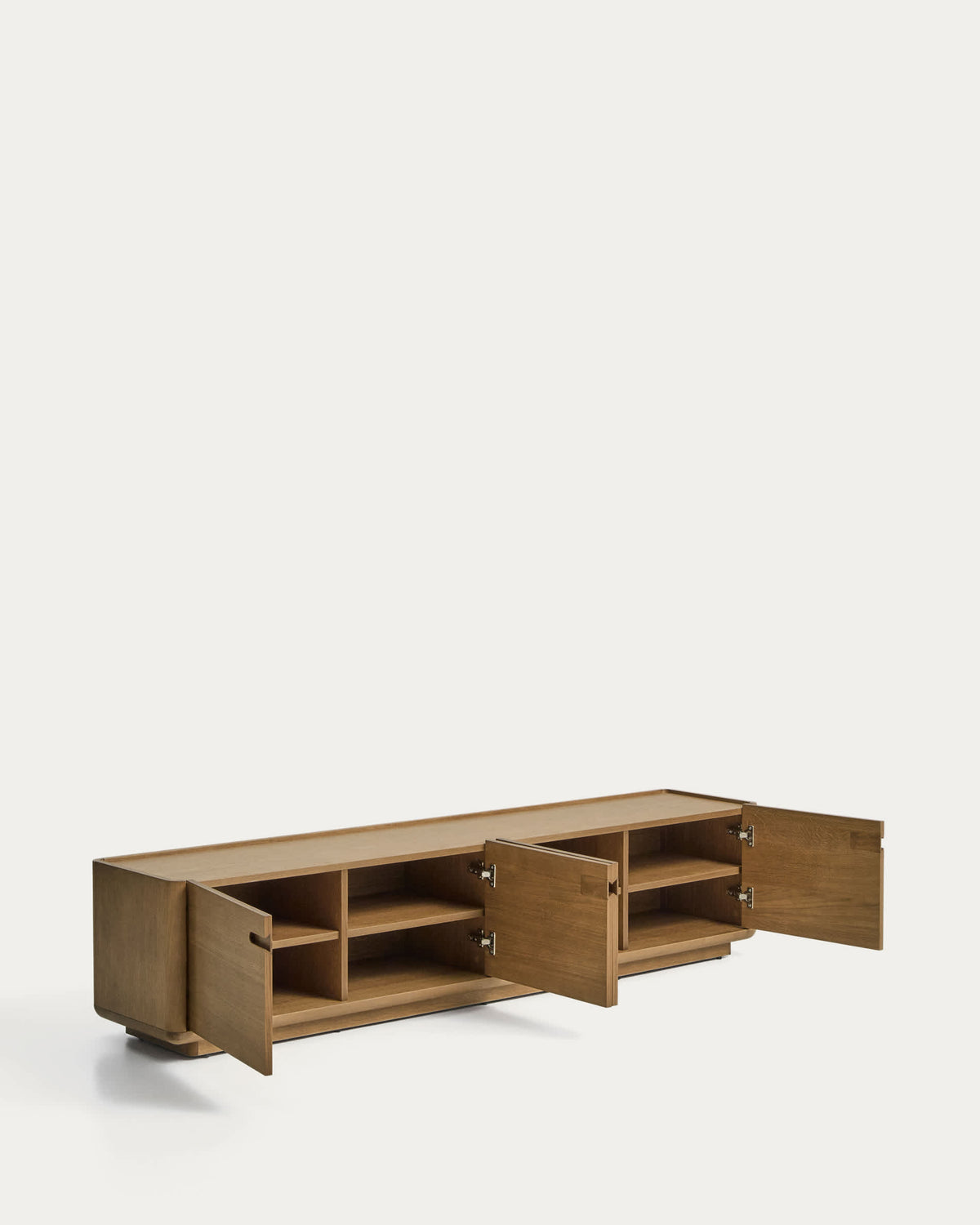 Japandi TV-Möbel Arelida – Eiche, Hellbraun, 200 × 44 cm – weitere Ansicht