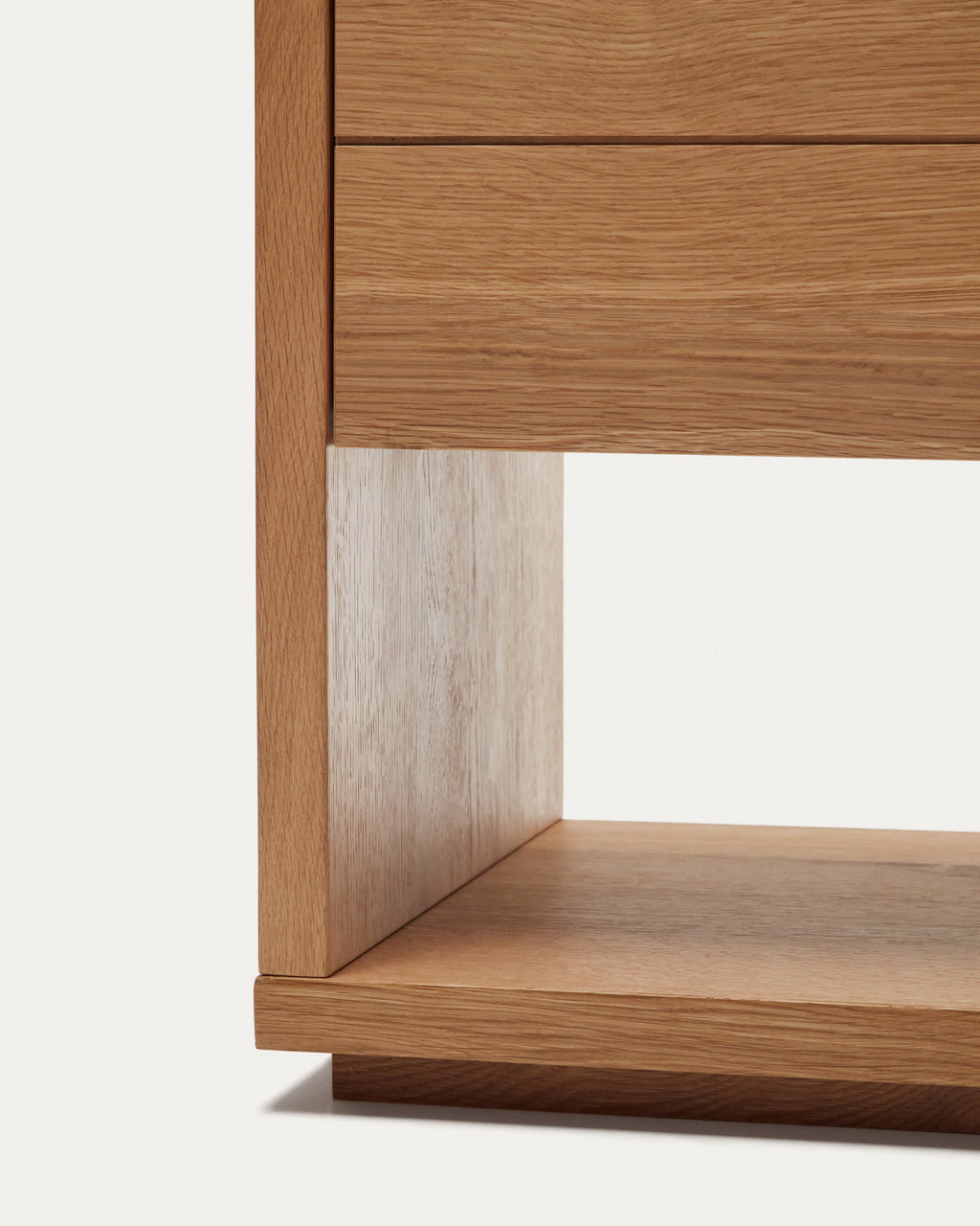 Japandi Sideboard Alguema – Eichenfurnier, Natur, 200 × 74 cm – weitere Ansicht