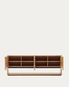 Japandi Sideboard Alguema – Eichenfurnier, Natur, 200 × 74 cm – weitere Ansicht