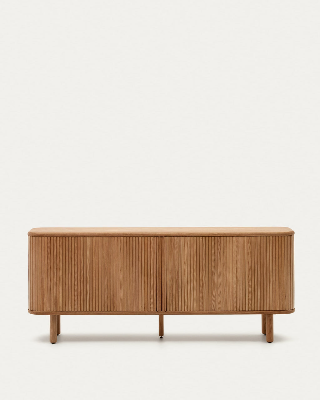 Japandi Sideboard Mailen – Eschenfurnier, Natur, 180 × 75 cm – Produktansicht