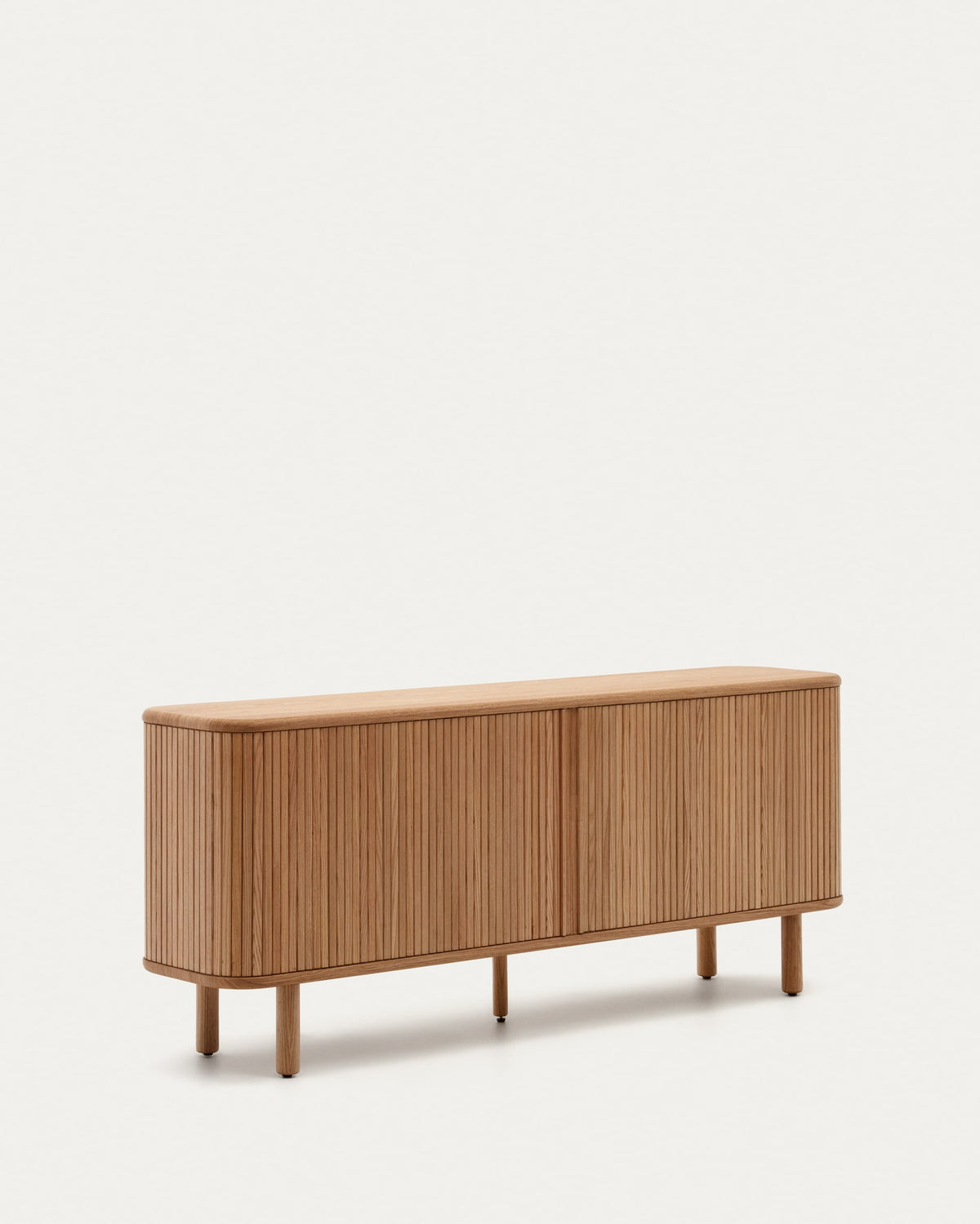 Japandi Sideboard Mailen – Eschenfurnier, Natur, 180 × 75 cm – weitere Ansicht