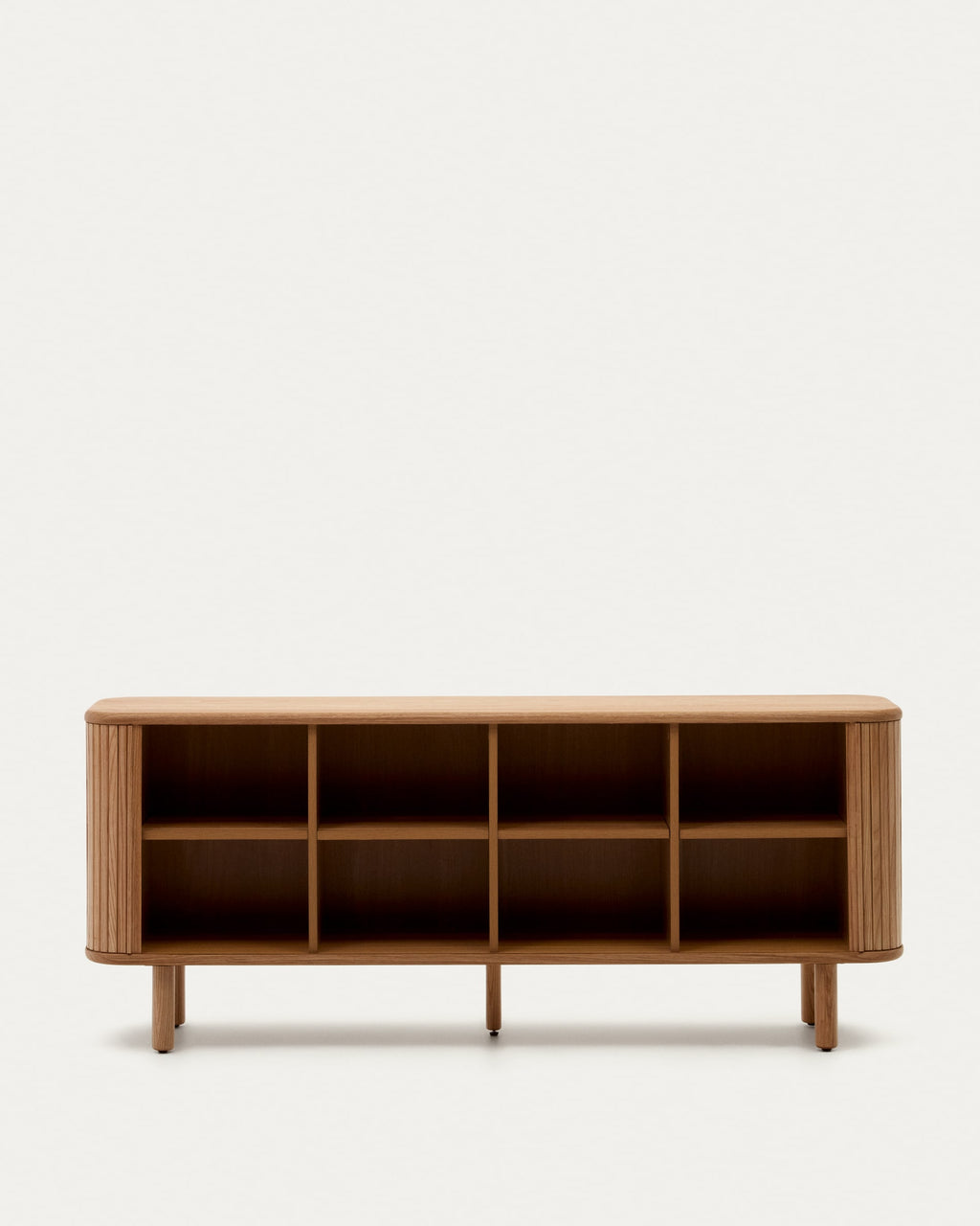 Japandi Sideboard Mailen – Eschenfurnier, Natur, 180 × 75 cm – weitere Ansicht