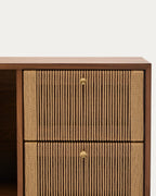 Japandi Sideboard Elan – Massivholz, Natur, 180 × 73cm – weitere Ansicht