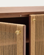 Japandi Sideboard Elan – Massivholz, Natur, 180 × 73cm – weitere Ansicht