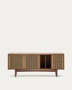 Japandi Sideboard Elan – Massivholz, Natur, 180 × 73cm – Produktansicht