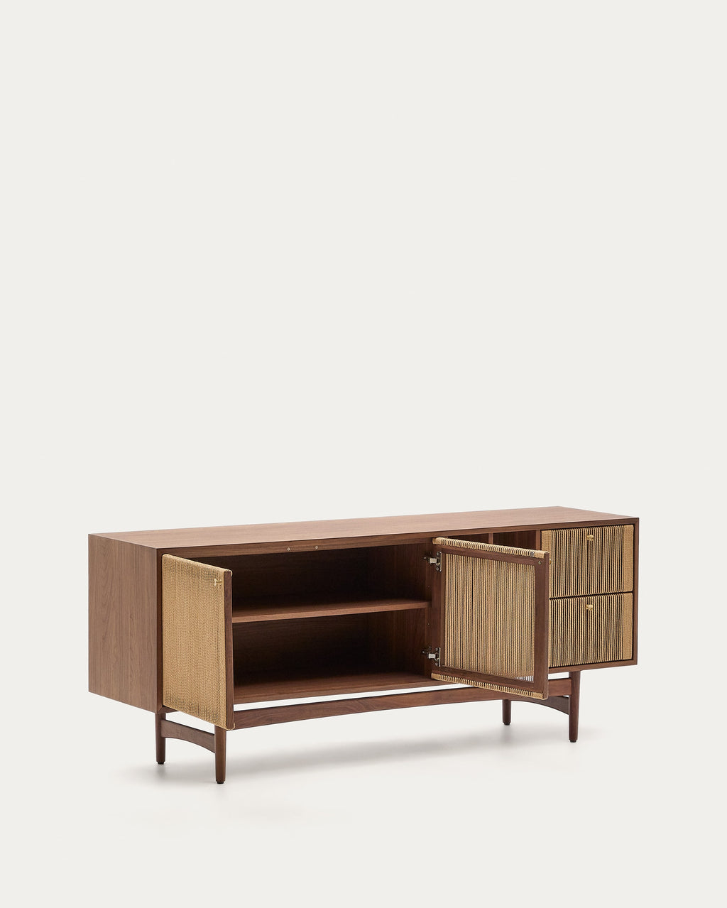 Japandi Sideboard Elan – Massivholz, Natur, 180 × 73cm – weitere Ansicht