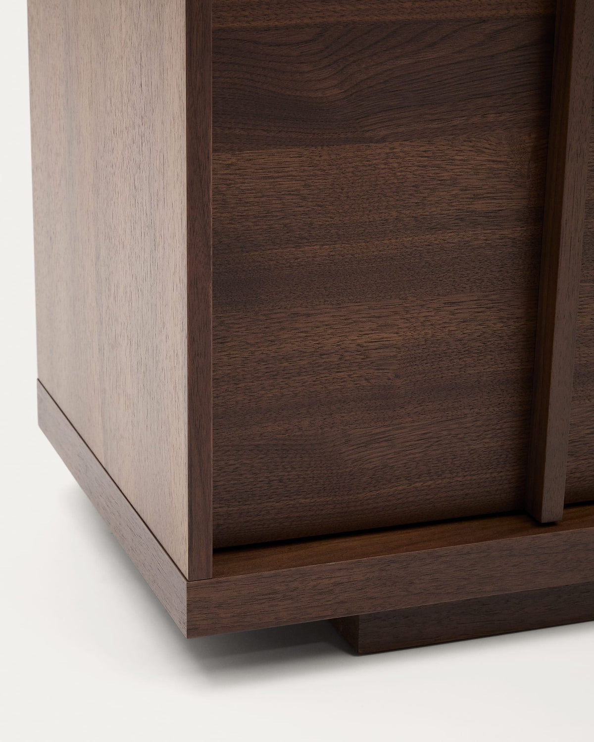 Japandi Sideboard Onix – Walnussfurnier, Dunkelbraun, 200 × 80 cm – weitere Ansicht