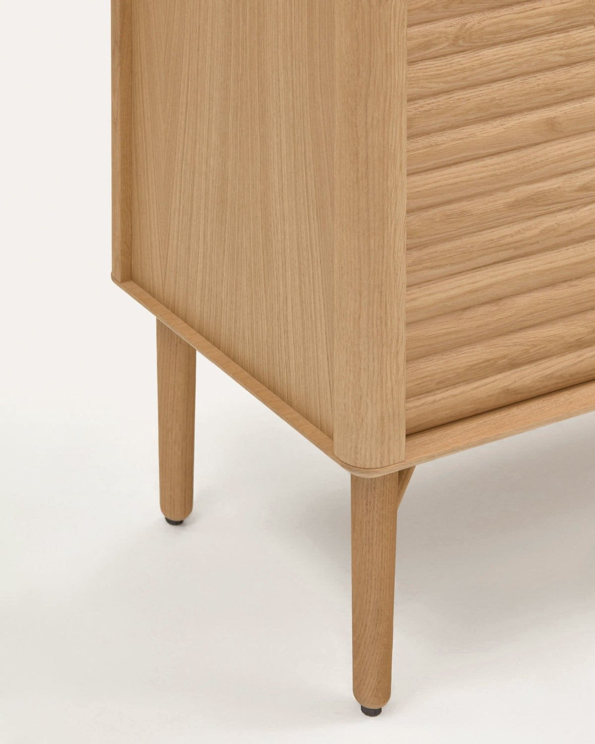Japandi Highboard Lenon – Eichenfurnier, Natur, 104,5 × 144 cm – weitere Ansicht