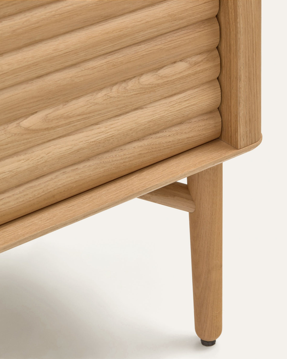 Japandi Highboard Lenon – Eichenfurnier, Natur, 104,5 × 144 cm – weitere Ansicht