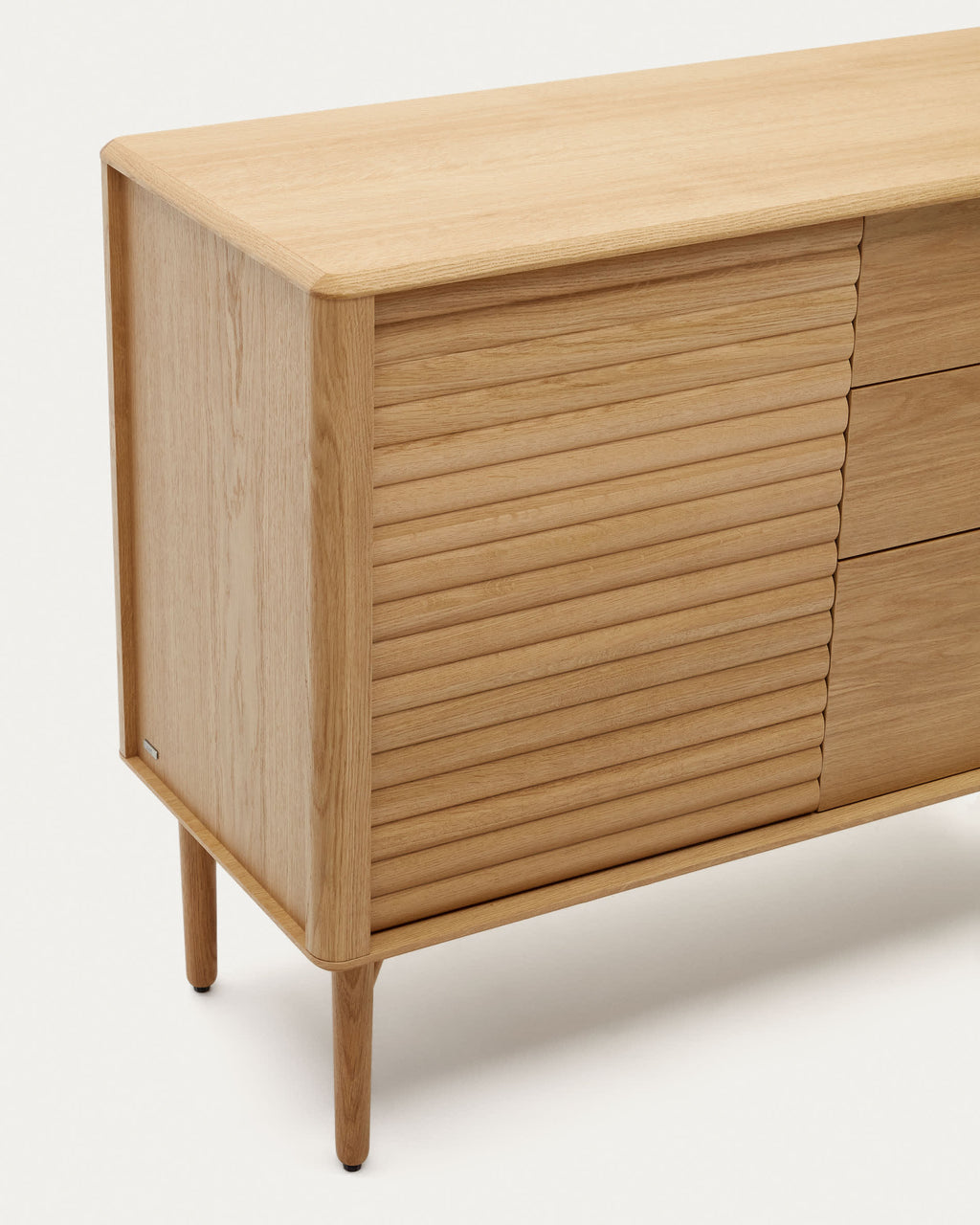 Japandi Sideboard Lenon – Eichenfurnier, Natur, 105 × 85 cm – weitere Ansicht