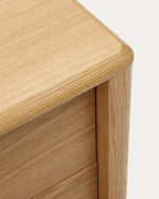 Japandi Sideboard Lenon – Eichenfurnier, Natur, 105 × 85 cm – weitere Ansicht