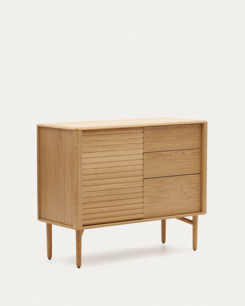 Japandi Sideboard Lenon – Eichenfurnier, Natur, 105 × 85 cm – weitere Ansicht