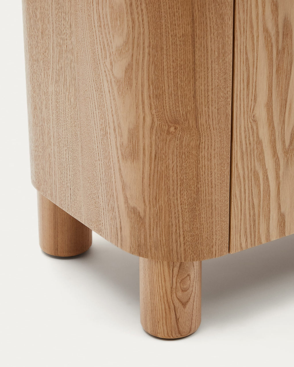 Japandi Sideboard Salaya – Eschenfurnier, Natur, 200 × 79 cm – weitere Ansicht