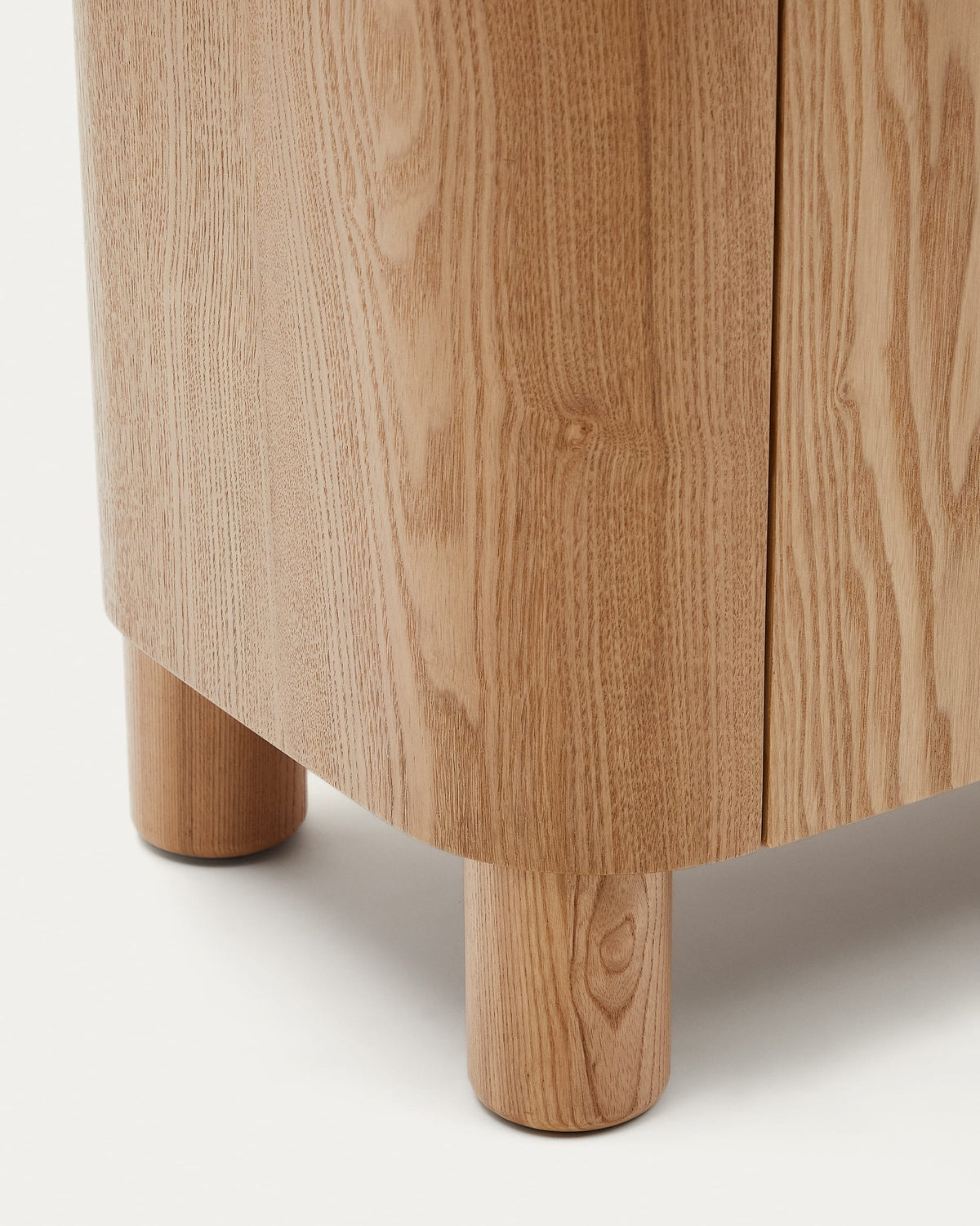 Japandi Sideboard Salaya – Eschenfurnier, Natur, 200 × 79 cm – weitere Ansicht