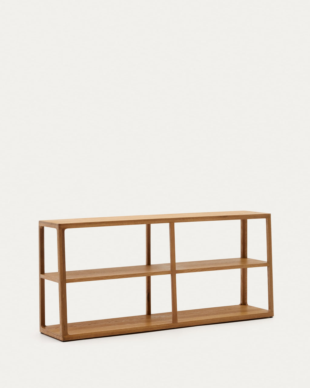 Japandi Regal Maymai – Eiche, Braun, 180 × 81 cm – weitere Ansicht