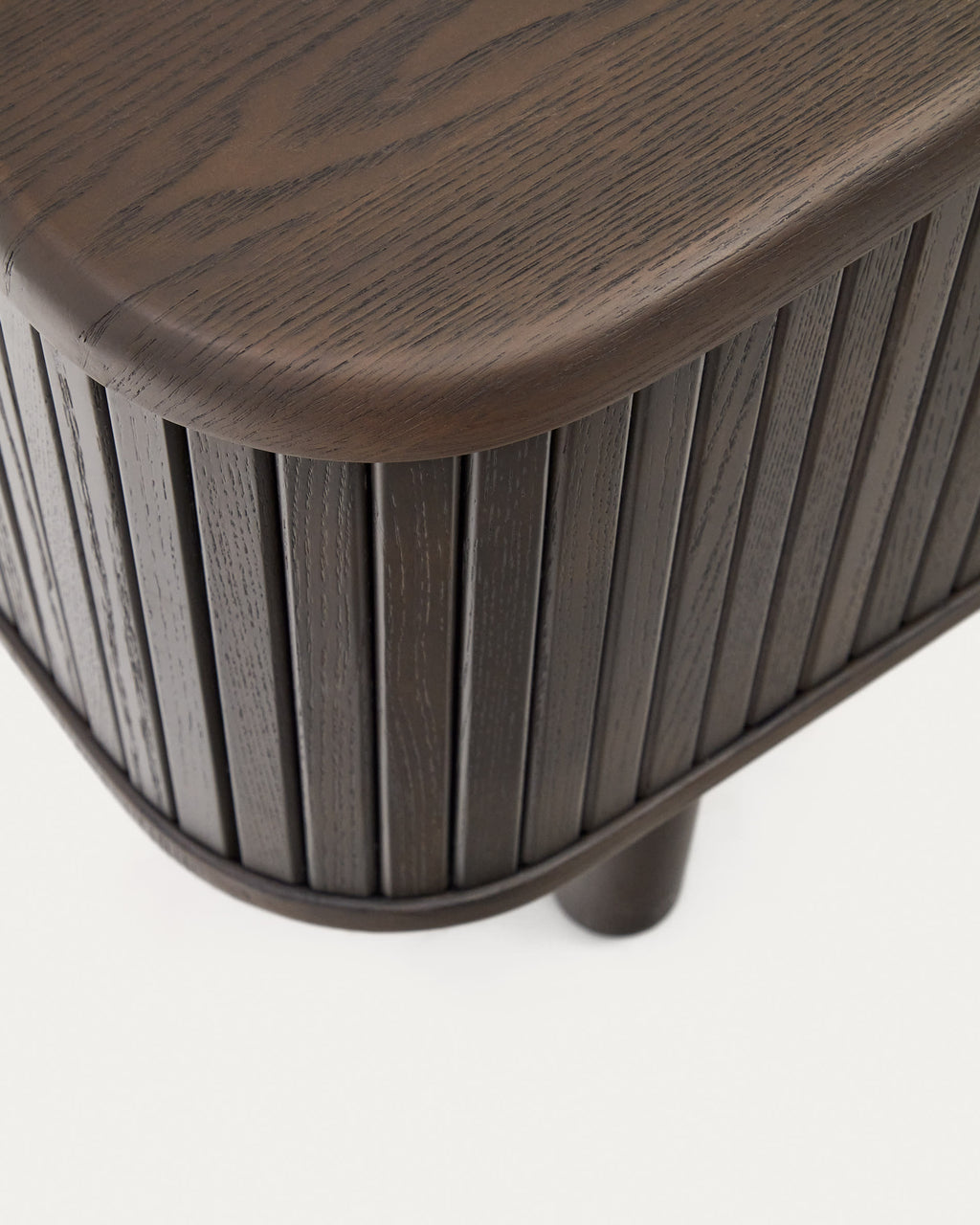 Japandi TV-Möbel Mailen – Eschenfurnier, Schwarz, 120 × 50 cm – weitere Ansicht
