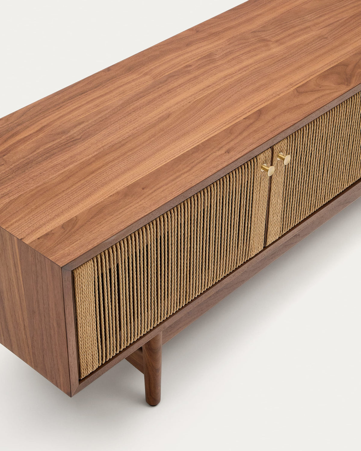 Japandi TV-Möbel Elan – Massivholz, Natur, 200 × 50 cm – weitere Ansicht