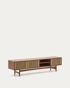 Japandi TV-Möbel Elan – Massivholz, Natur, 200 × 50 cm – weitere Ansicht