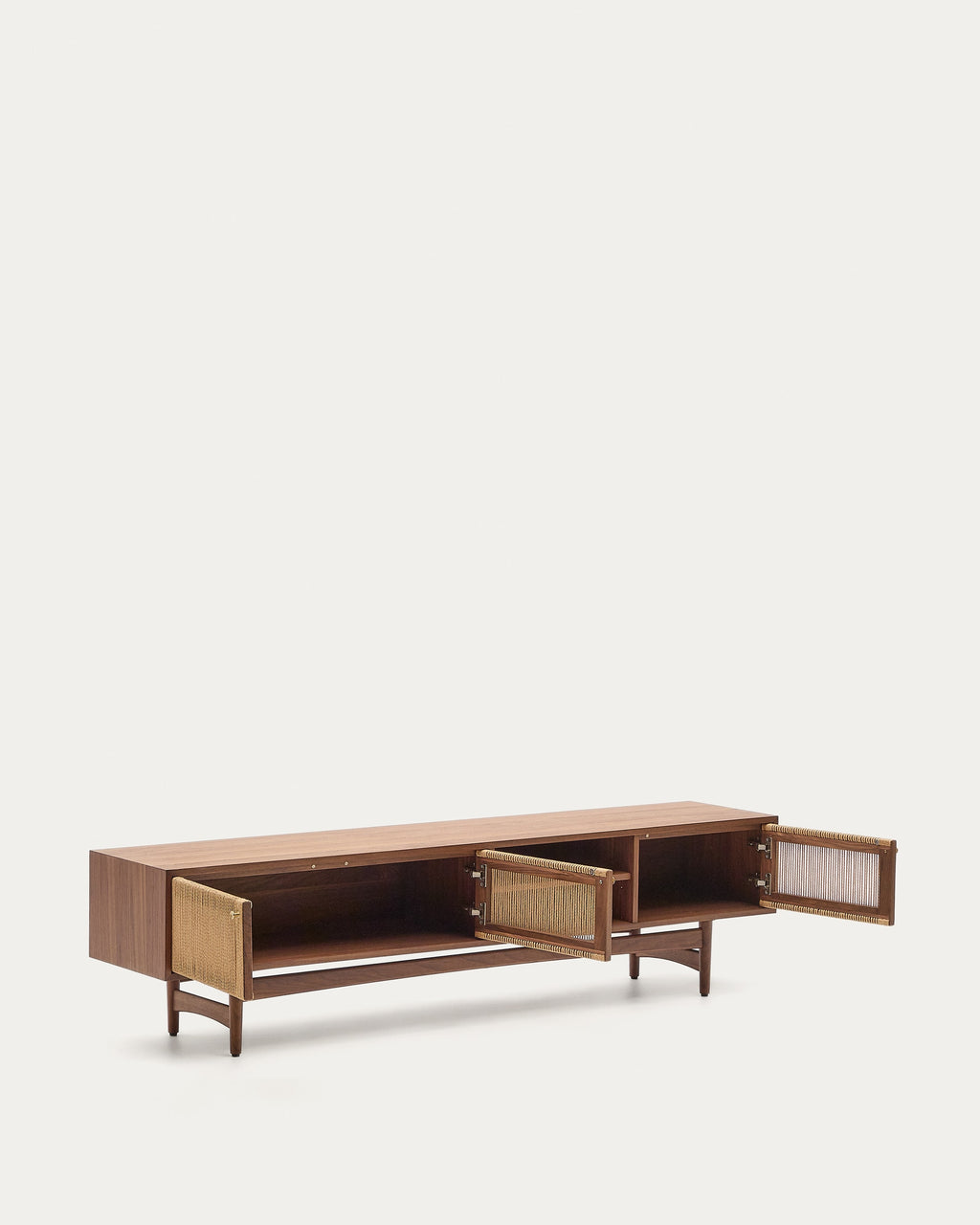 Japandi TV-Möbel Elan – Massivholz, Natur, 200 × 50 cm – weitere Ansicht