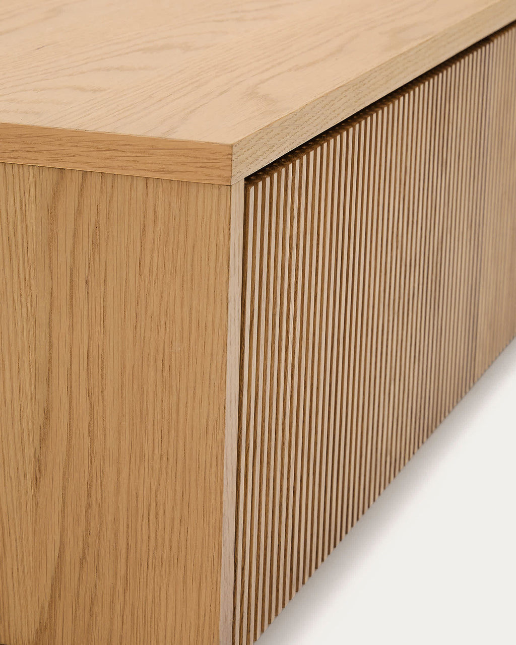 Japandi TV-Möbel Helvine – Holzwerkstoff, Natur, 200 × 30 cm – weitere Ansicht