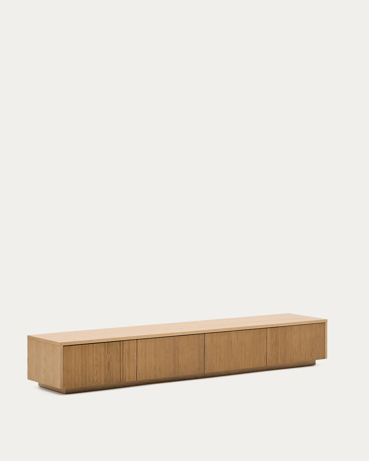 Japandi TV-Möbel Helvine – Holzwerkstoff, Natur, 200 × 30 cm – weitere Ansicht